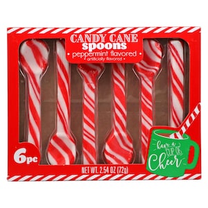 CANDY CANE PEPPERMINT SPOONS