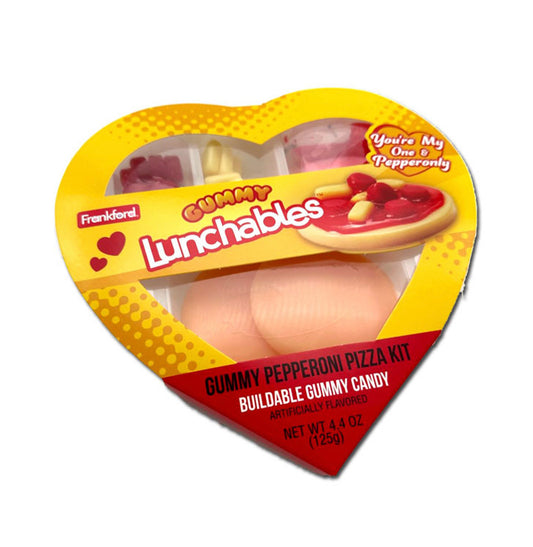 GUMMY LUNCHABLES PEPPERONI PIZZA KIT HEART BOX