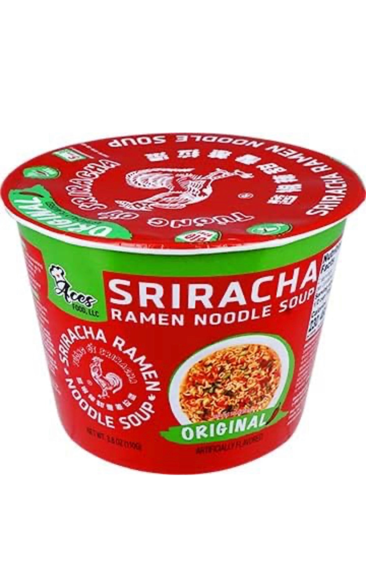 SRIRACHA RAMEN NOODLE SOUP